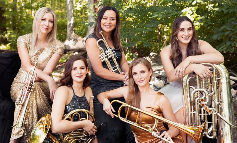 Seraph Brass, America’s premier all-woman brass ensemble, will present a concert Feb. 5 at St. Peter’s Episcopal Church, Lewes. SUBMITTED PHOTO